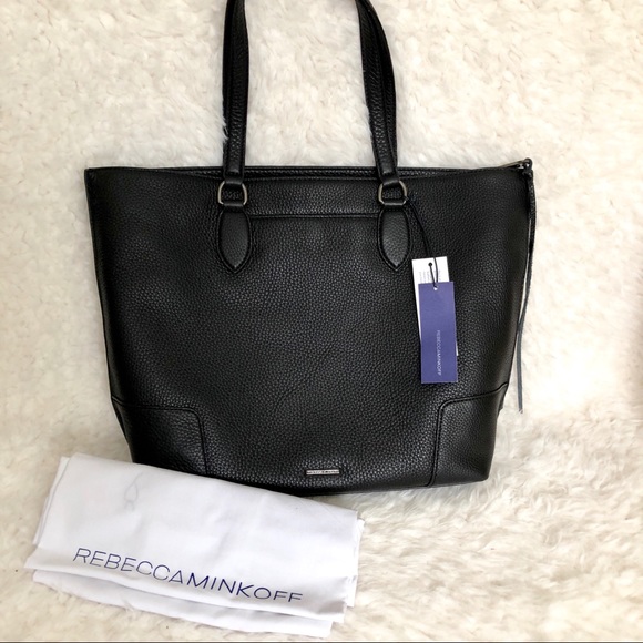 Rebecca Minkoff Handbags - Rebecca Minkoff Leather black tote bag NWT